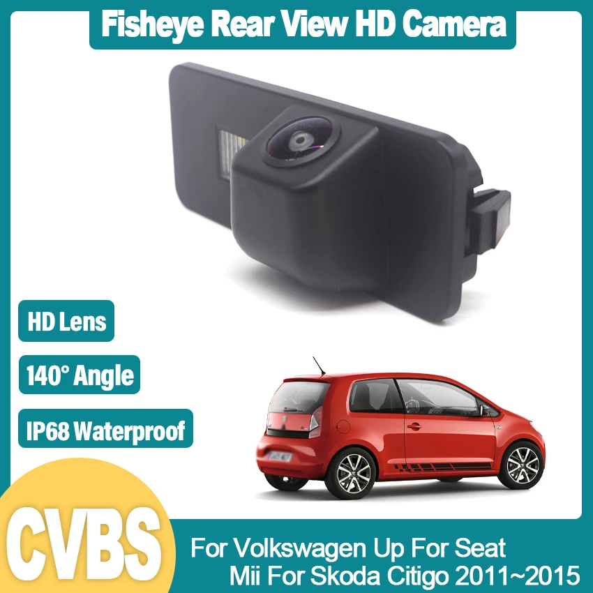 

Car Reverse Backup HD Rear View Parking Camera Night Vision CCD For Volkswagen Up For Seat Mii For Skoda Citigo 2011~2015