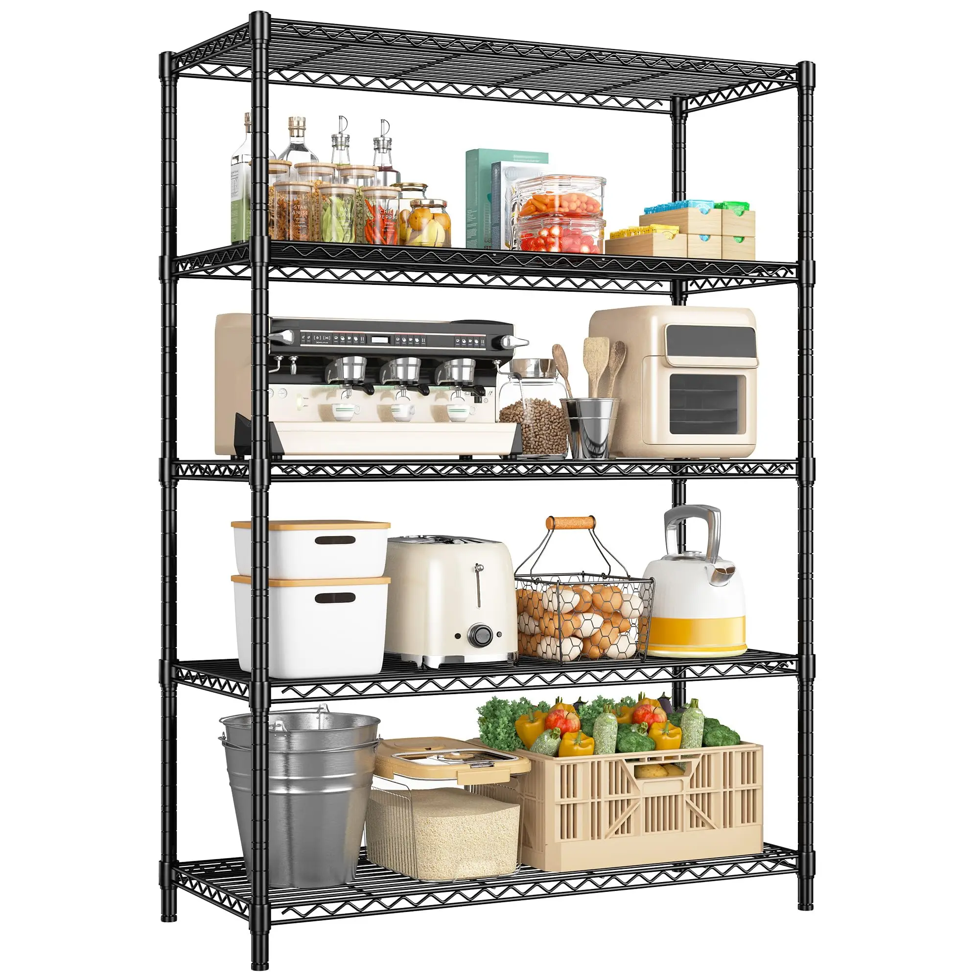 5-Tier Adjustable Storage Shelves, 71