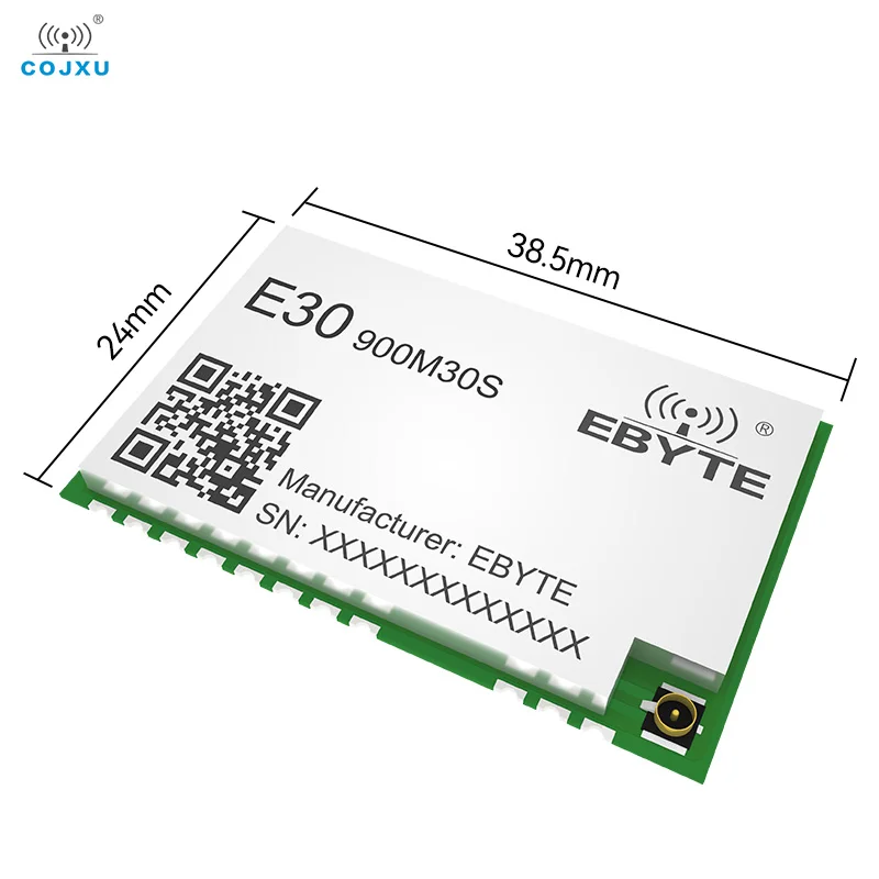 SI4463 868/915MHz RF Wireless Module Long Range 2.5KM 100mW IPEX/Stamp Hole Antenna E30-900M30S SMD Package SPI Wireless Module