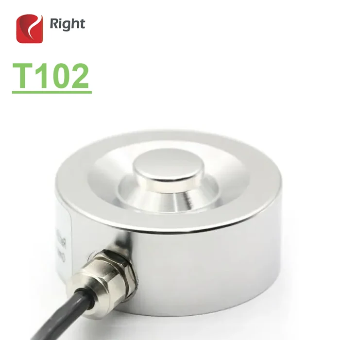 

T102 Stainless Steel Button Type Compact Base Micro Compression Load Cell