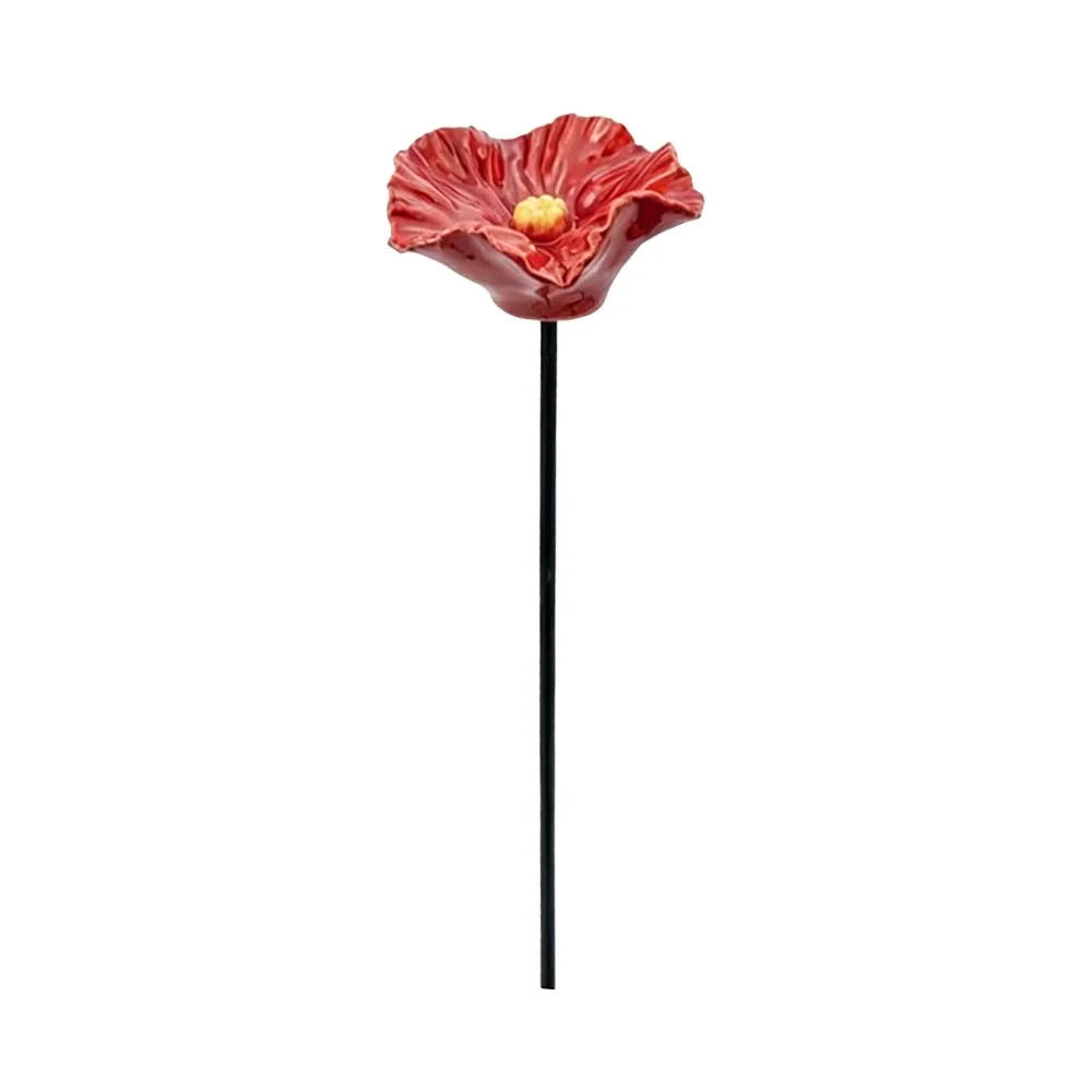 Creative Portable Bee Water Feeder Resin Flower Drinking Fountain Holder Bee Watering Station Bird Waterer Household