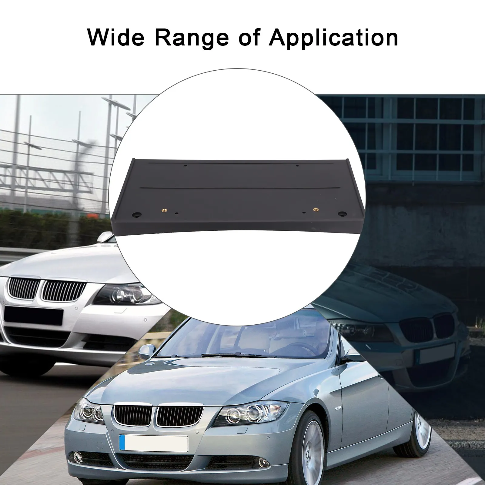 

Кронштейн переднего номерного знака для BMW 3SERIES Sedan Wagon 06 08, прямая замена, простая установка, материал ABS