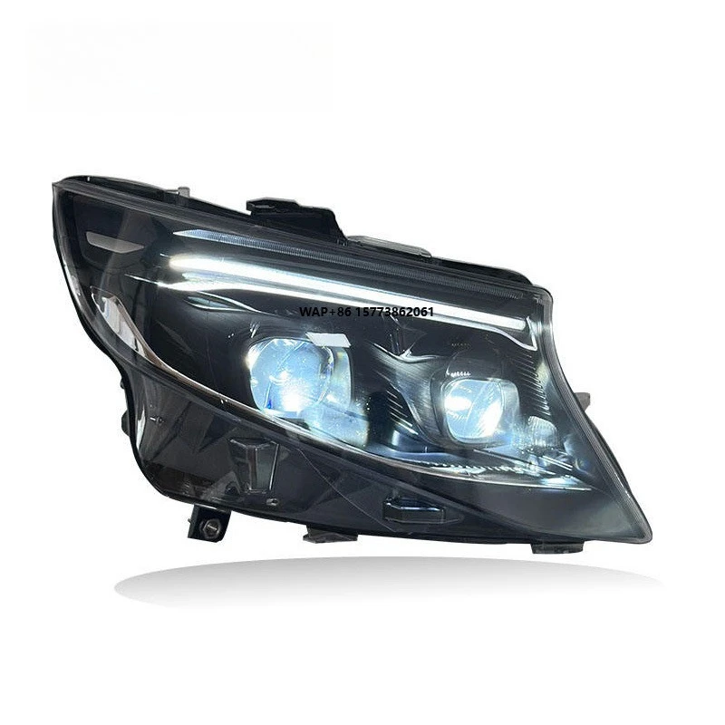 2 Unit LED Headlight Automatic Lighting System for Automobiles Front Headlights Vehicle Components Suitable for 16-23th V G