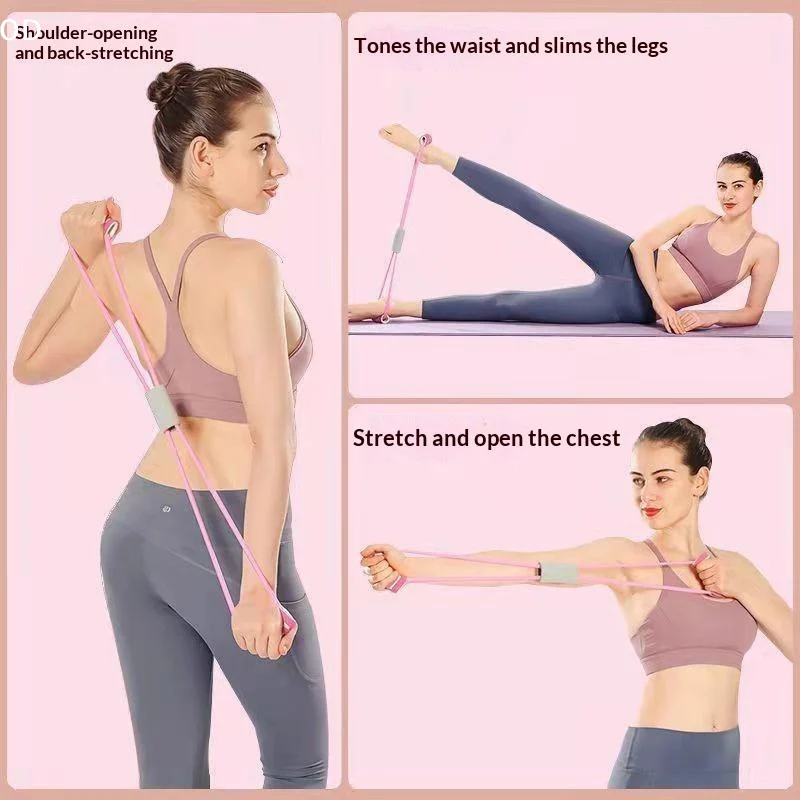 Ultra-Elastic Elastic Resistance Training For Home Workouts-For Shoulders, Hips And Arms; Comfortable And Easy To Use