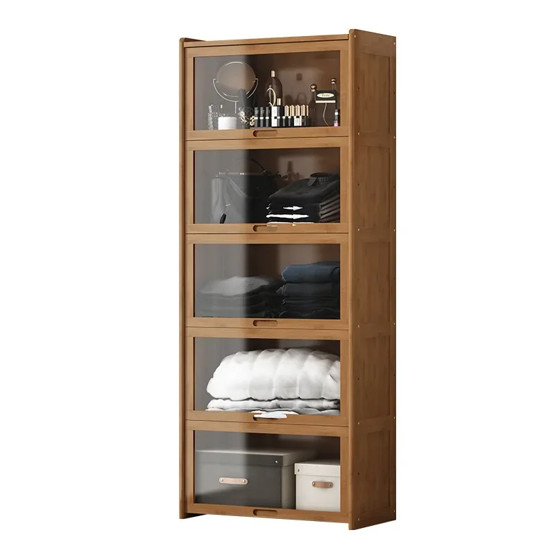 

Bookcase with door, floor-to-ceiling dustproof study, living room, children's bookshelf, storage against the wall, bedroom