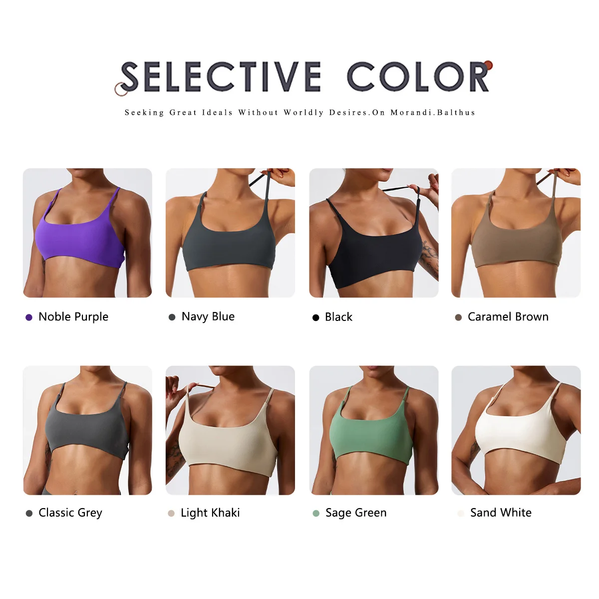 Hearuisavy Sommer Damen Sport-BH Unterwäsche Sportbekleidung Gym-Top Yoga-Kleidung Atmungsaktiv Schnelltrocknend Lauf-Pilates-Fitness-Top – Detail 5