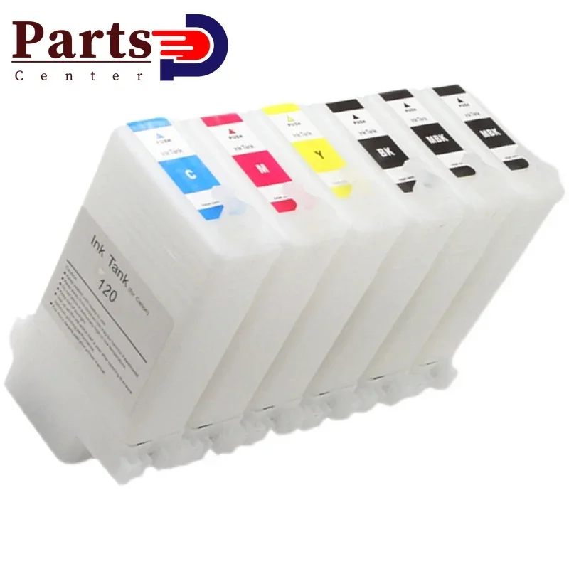 PFI120 PFI 120PFI-120 Refillable Ink Cartridge with chips for Canon TM-200 TM200 TM-205 TM-300 TM-305 TM300 printer