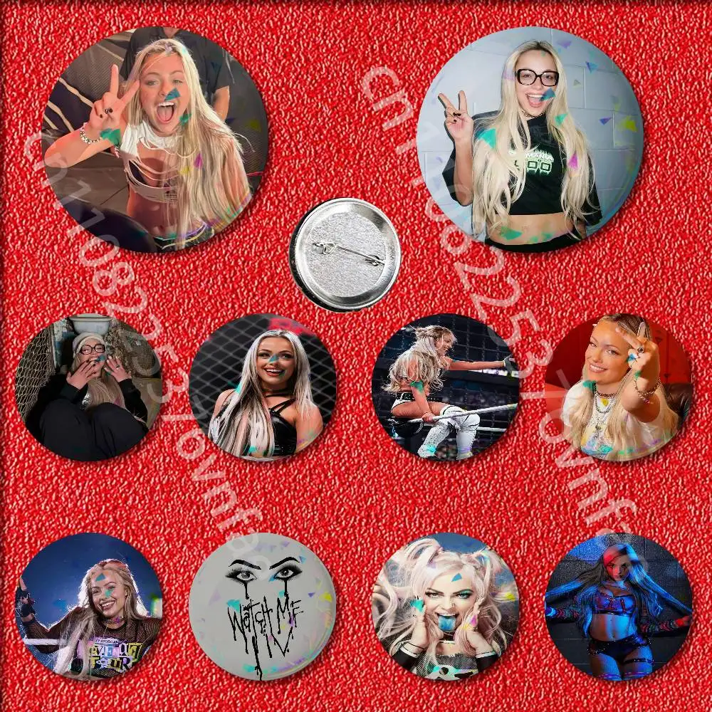 

L-Liv Morgan Badge For 75mm 25mm 44mm 32mm 58mm Round Pin Brooch Insignia Shell Adornment