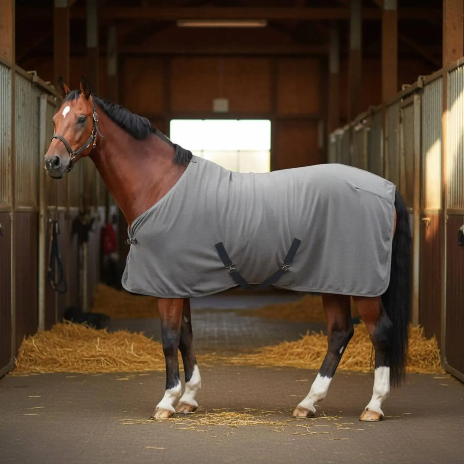 

Fleece Horse Blanket Warm Midweight Horse Blanket Pet Gear Breathable Flannel for Riders, Outdoor