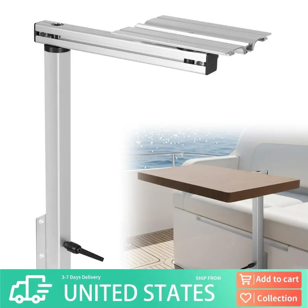 

RV Adjustable Table Leg 360 Degree Swivel Height Adjustable RV Table Leg Bracket for RV Marine Campervans Motorhome