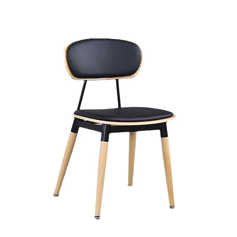 Chairs Nordic simple solid wood casual western restaurant backrest chair fast food burger restaurant dining restaurant canteen w