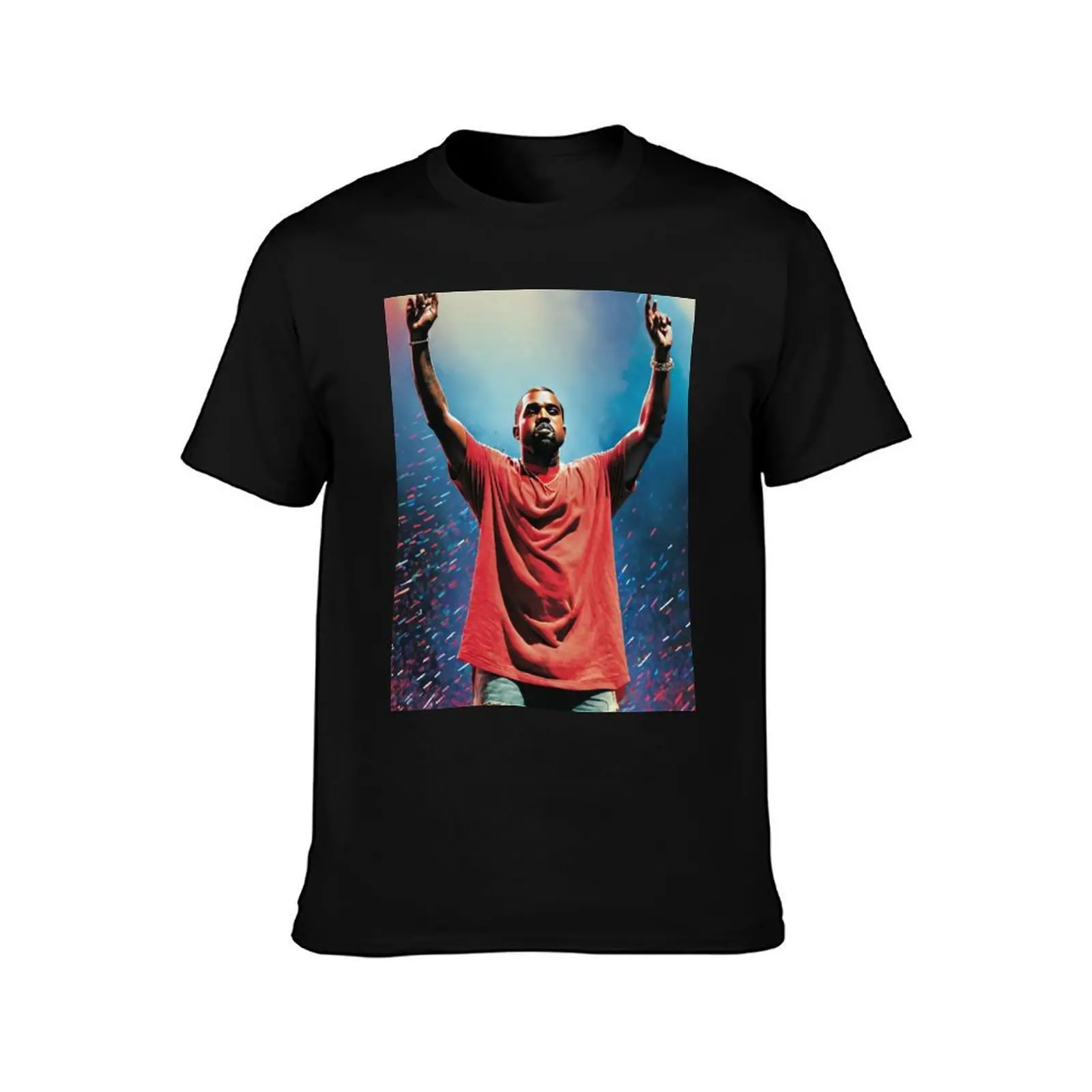Praying In God T-Shirt, Summer Casual Cotton Tee, Oversized Streetwear Tops, Vintage Graphic Print, Loose Fit Short Sleeve