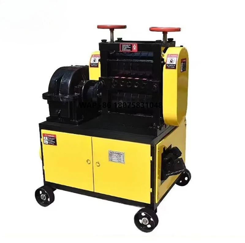 

Scrap steel bar straightening machine Automatic iron rod deformation machine steel bar straightening machine
