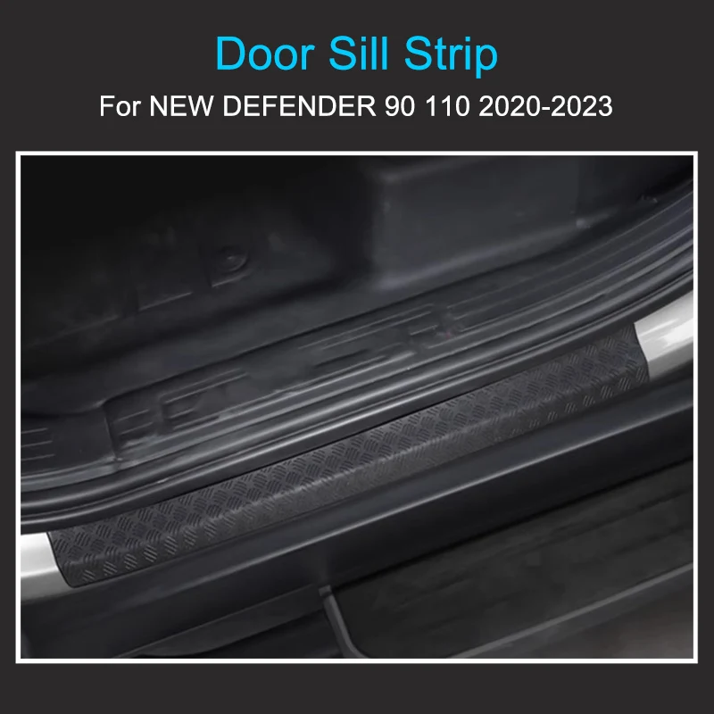 Door Sill Strip for Land Rover Defender 90 110 2020-2023 Side Step ABS External Welcome Pedal Pedal