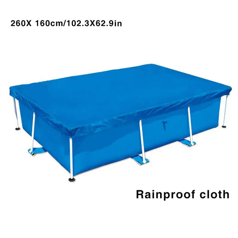 Waterproof Rectangular Weatherproof Swimming Pool Cover Dustproof Pool Cover Drop Rectangle Pool Cover Rainproof Dust Cover