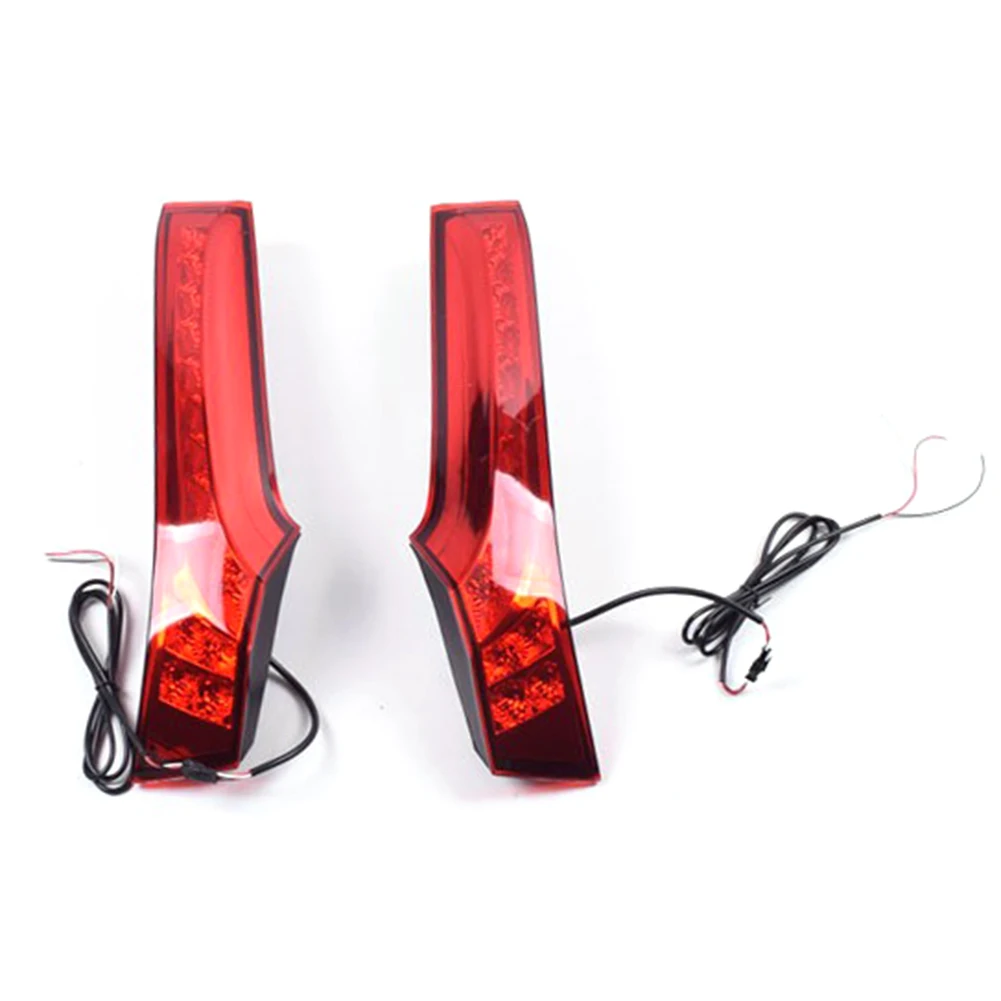 2PCS LED Rear Windshield Side Pillar Tail Brake Lights Taillight For Honda Fit 2015 2016 2017 2018 Auto Car Accessories