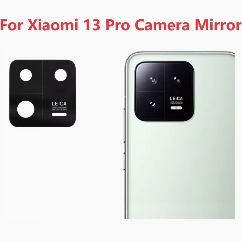 Back Rear Camera Lens Glass For Xiaomi 13 2211133G / 13Pro 2210132G / 13Ultra 2304FPN6DG 50MP Replacement Repair Parts