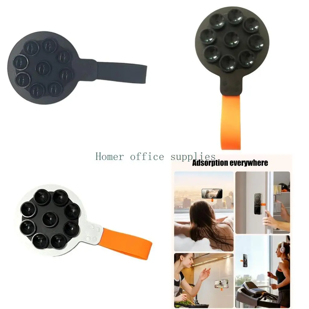 

K43B Silicone Phone Holder with Strong Suction Cup Silicone Suction Phone Mount for Wall Car Dashboard & Glass Mounting Gift