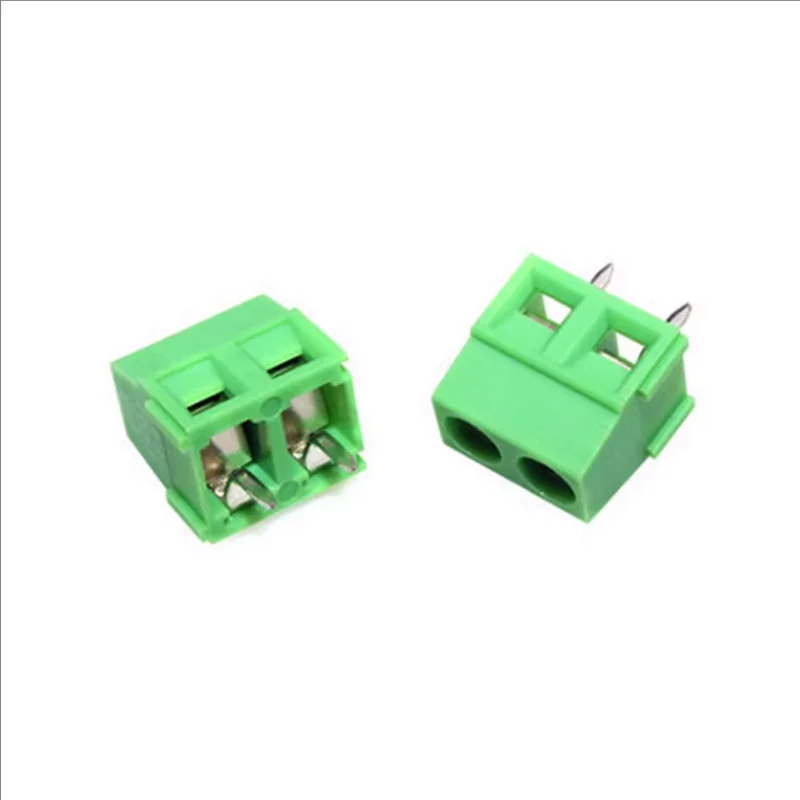 100pcs   2 Pin  3pin KF127 Screw Terminal Block Connector 5mm Pitch 300V 10A KF-127-2p 3p