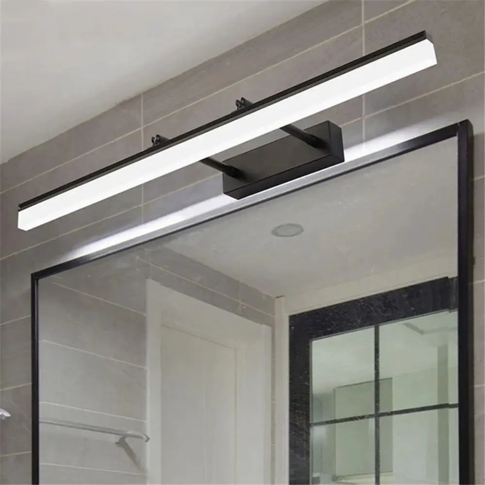 

Electroplate 9W 40CM LED Wall Light Retractable No-Drill Bathroom Mirror Lamp Waterproof Anti-fog Vanity Mirror Light Cabinet