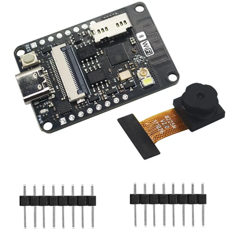 

AS95-ESP32S3-CAM Development Board Unwelded ESP32-S3R8 Wifi Bluetooth Wireless Video Transmission Module OV3660 OV2640 Camera