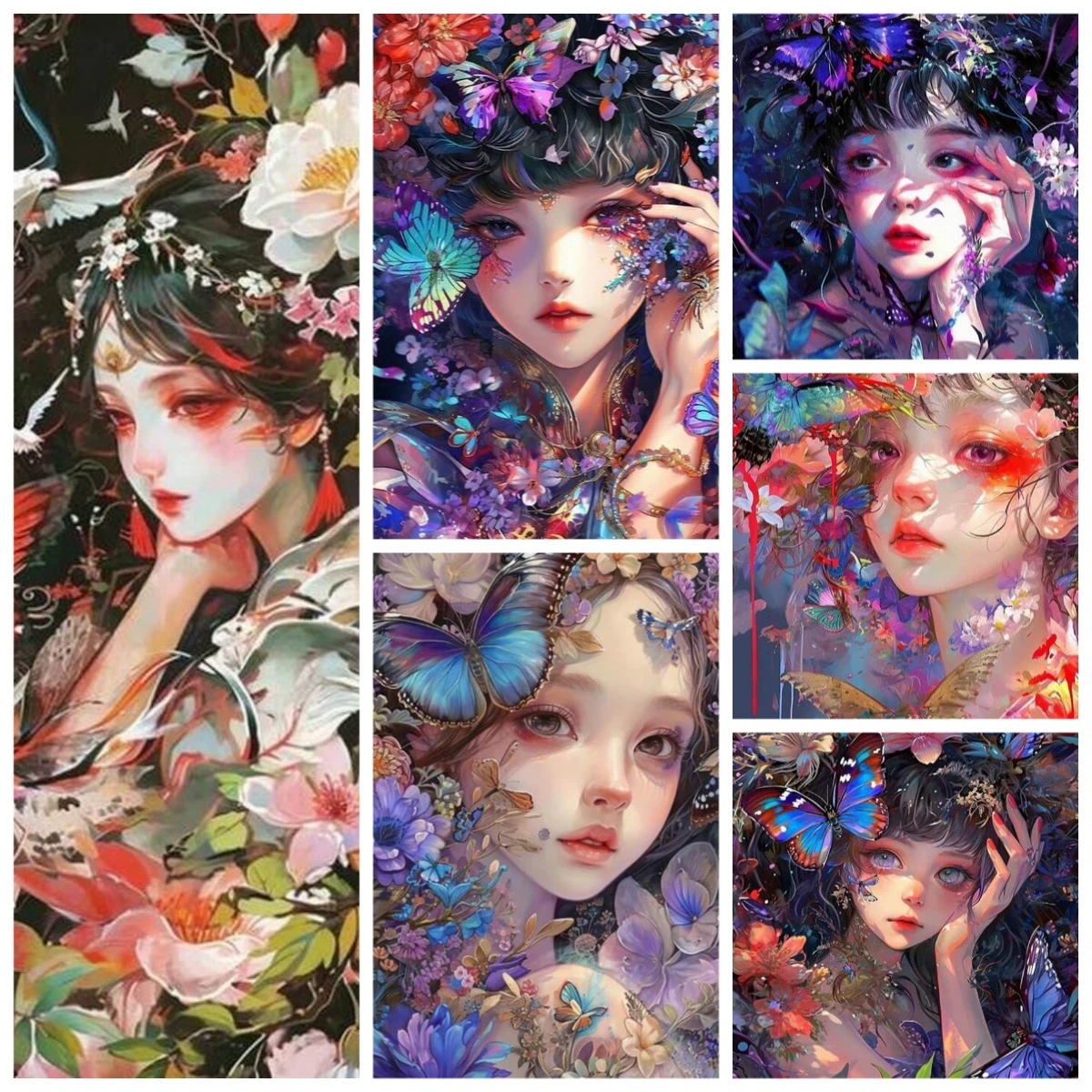 

50X70CM Adult 1000PCS Paper Jigsaw Puzzle Cartoon Girl Stress Relief Entertainment Children Toy