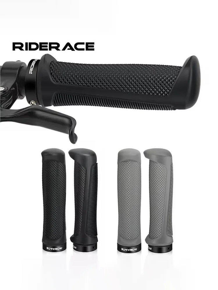 AliExpress riderace Mountain Bike Grips Lock on Bicycle Handle Bar Cover TPR Rubber Shockproof Non-Slip Cycling Handlebar Grip