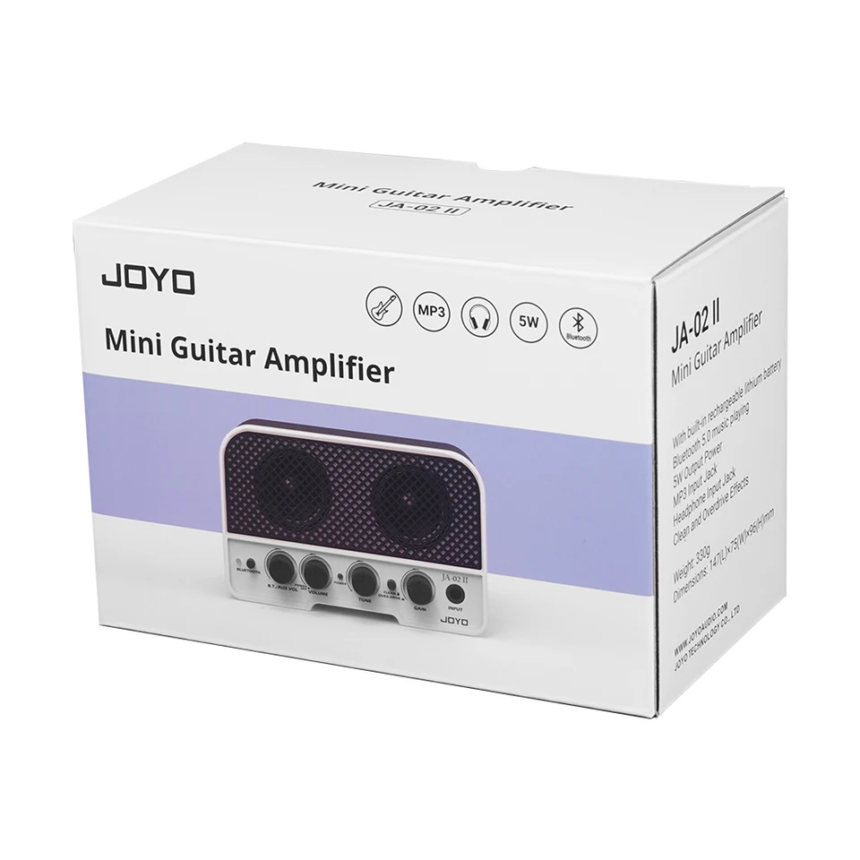 JOYO JA-02 II エレキギターアンプ ポータブル 5W 充電式 Bluetooth