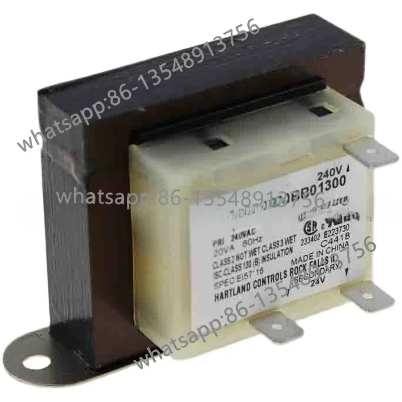 Transformer HCT-02C0BB01300 20VA input 240VAC output 24VAC UL certification