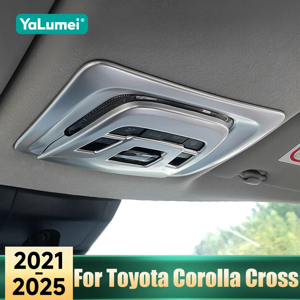 Für Toyota Corolla Cross XG10 Hybrid 2021 2022 2023 2024 2025 Auto Vorder- und Rückleuchtenrahmen Lampenabdeckung Aufkleber Zubehör