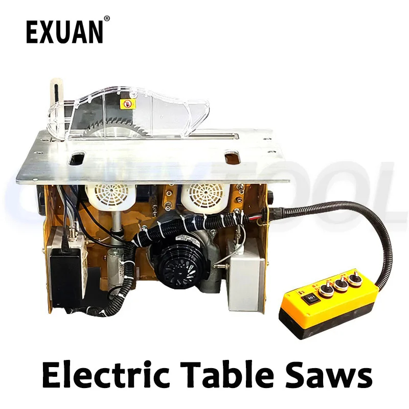 Electric Table Saws Dust-Free Composite Saw Woodworking Lifting Worktable Multifunctional Cutter Precision Sliding Table Saws