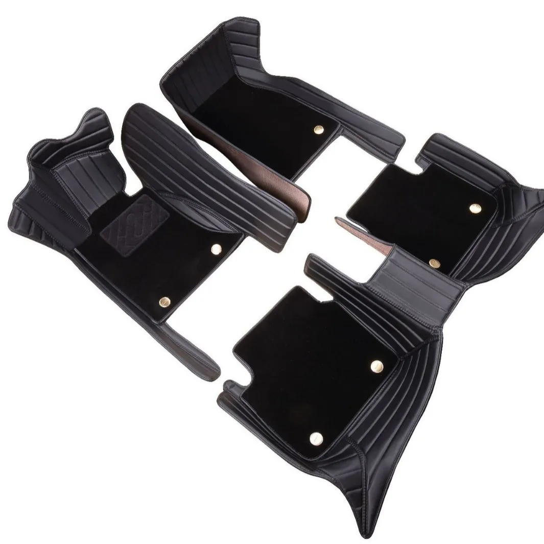 Car Floor Mats for Audi Q5L, Mercedes C260L, Full Surround Custom Fit, Single Piece Silk Circle, Quality