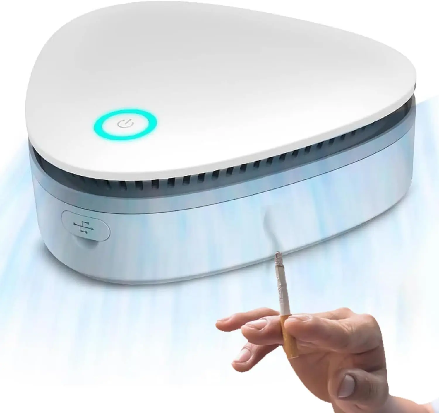 Odor Remover Machine for Smoke Smell, Portable Cordless Smoke Odor Remover USB Rechargeable Air Freshener for Home Office Car