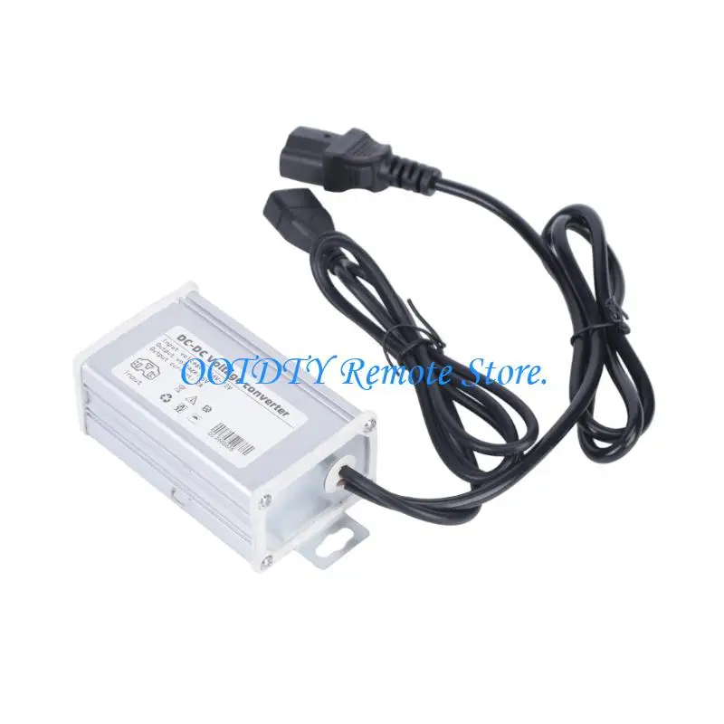  Metal Electric Bike Power Converter Adapter with Outlet End and Input Port