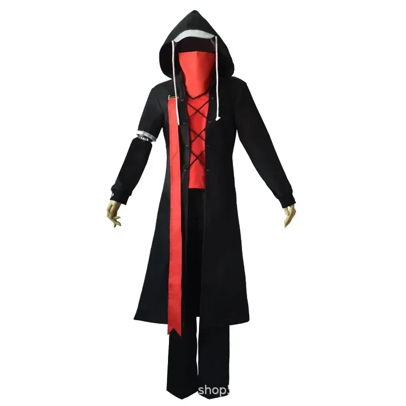 In Stock Anime Arknights Avenger Red Knife RHODES ISLAND Game Suit Battle Uniform Reid Cosplay Costume Halloween