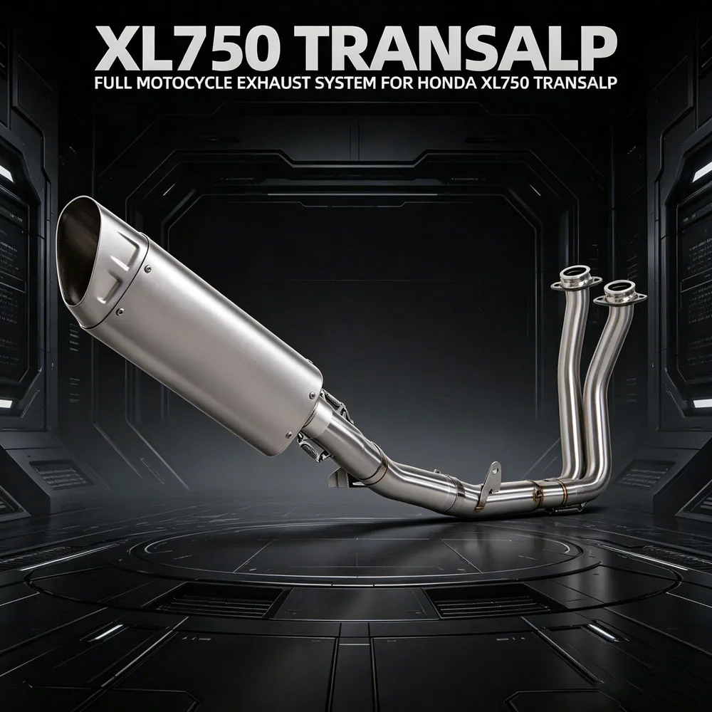 

Street Bike Motorcycle Full Exhaust System For Honda XL750 Transalp 750 CB750 Hornet Manifold Headers Pipe Slip on Line Muffler