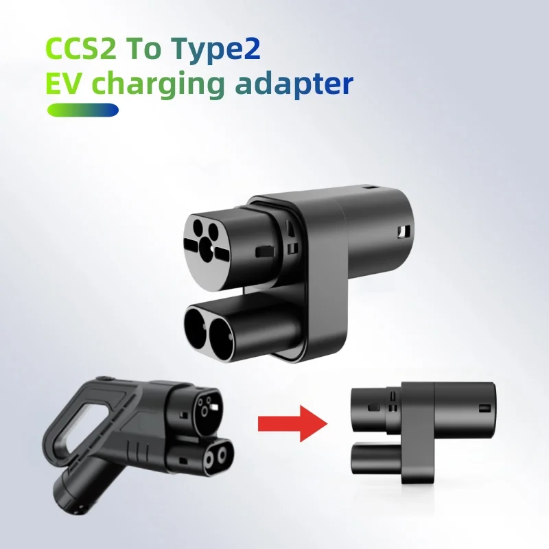 

RIYS CCS2 to Type2 Tesla EV Charging Adapter Convertor CCS Combo 2 EV Charging Compatible with Model S/X Electric Vehicle