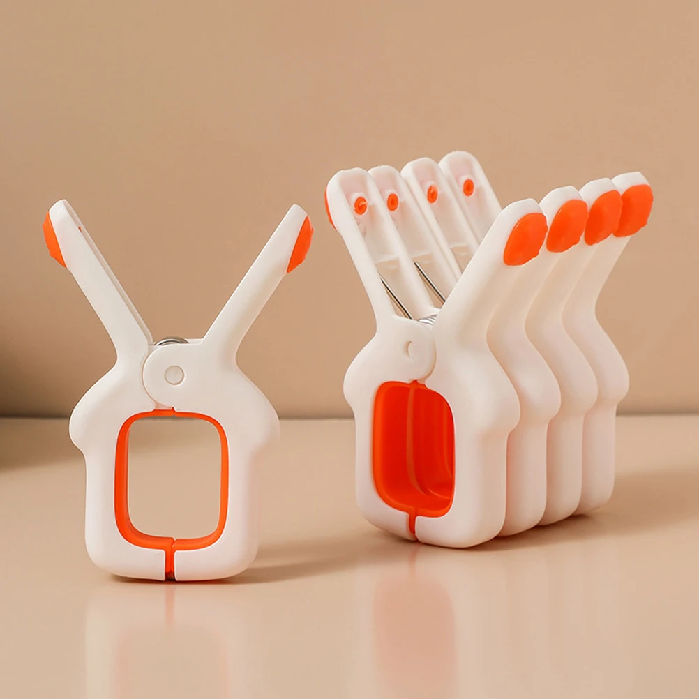 

6pcs Windproof Towel Clips Rust-Resistant Beach Chair Clips For Pool Outdoor Drying Strong Hold Clothes Clamps