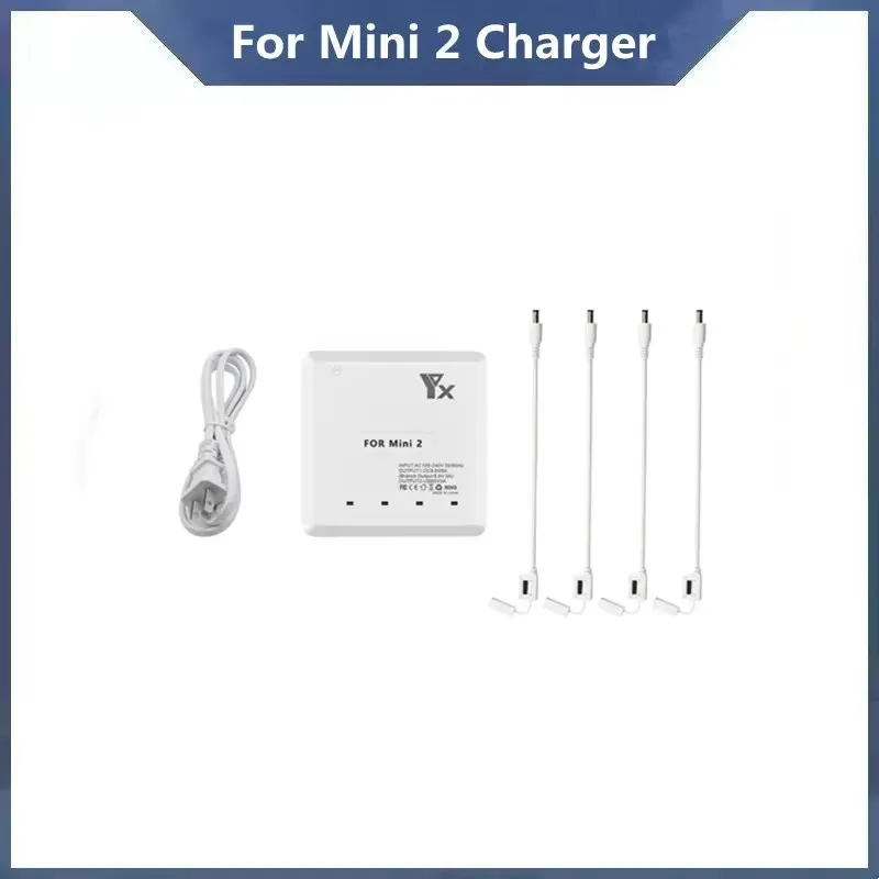 For Mini 2/Mini 2SE Battery Charger Compatible Mini 2/Mini 2SE UAV Battery Charger 6 in 1 Multi function Charger