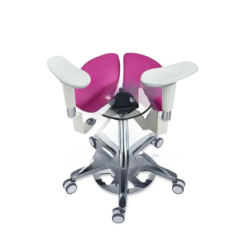 Special saddle chair for liftable foot control chair can sit on leather chair