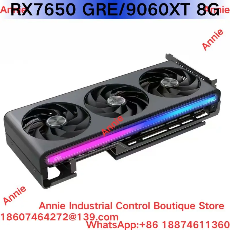 

Совершенно новая игровая видеокарта для настольных компьютеров RX7650 GRE/9060XT 8G Yingtong Huajia