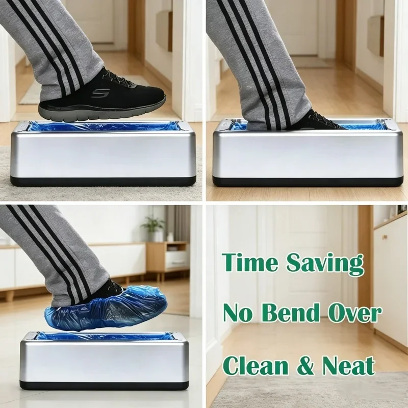 automatic-hands-free-shoe-cover-dispenser-stepping-disposable-shoe-dust-covers-organizers-for-home-office-factory-supplies
