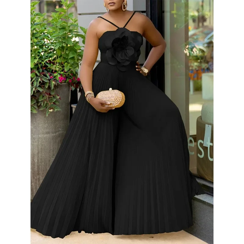 تخصيص الصيف البوهيمي الرسن الرقبة التطهير الوقوف طوق الشيفون فستان طويل تنورة الشاطئ اضافية طويلة خارج على الكتف فستان التزلج