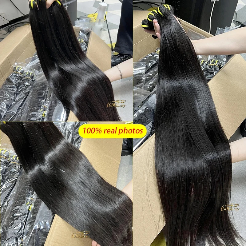 16A Vietnamesisches Rohhaar, knochenglatte Bündel, 100 % unbehandelte Echthaarverlängerungen, doppelt gewebt, 10-36 Zoll, Naturfarbe # 1B – Detail 10