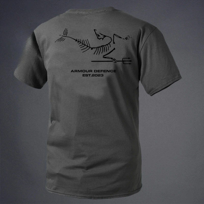 Hardman Club Bone Bird Hook Style Hardman Style Round-neck Short-sleeved T-shirt