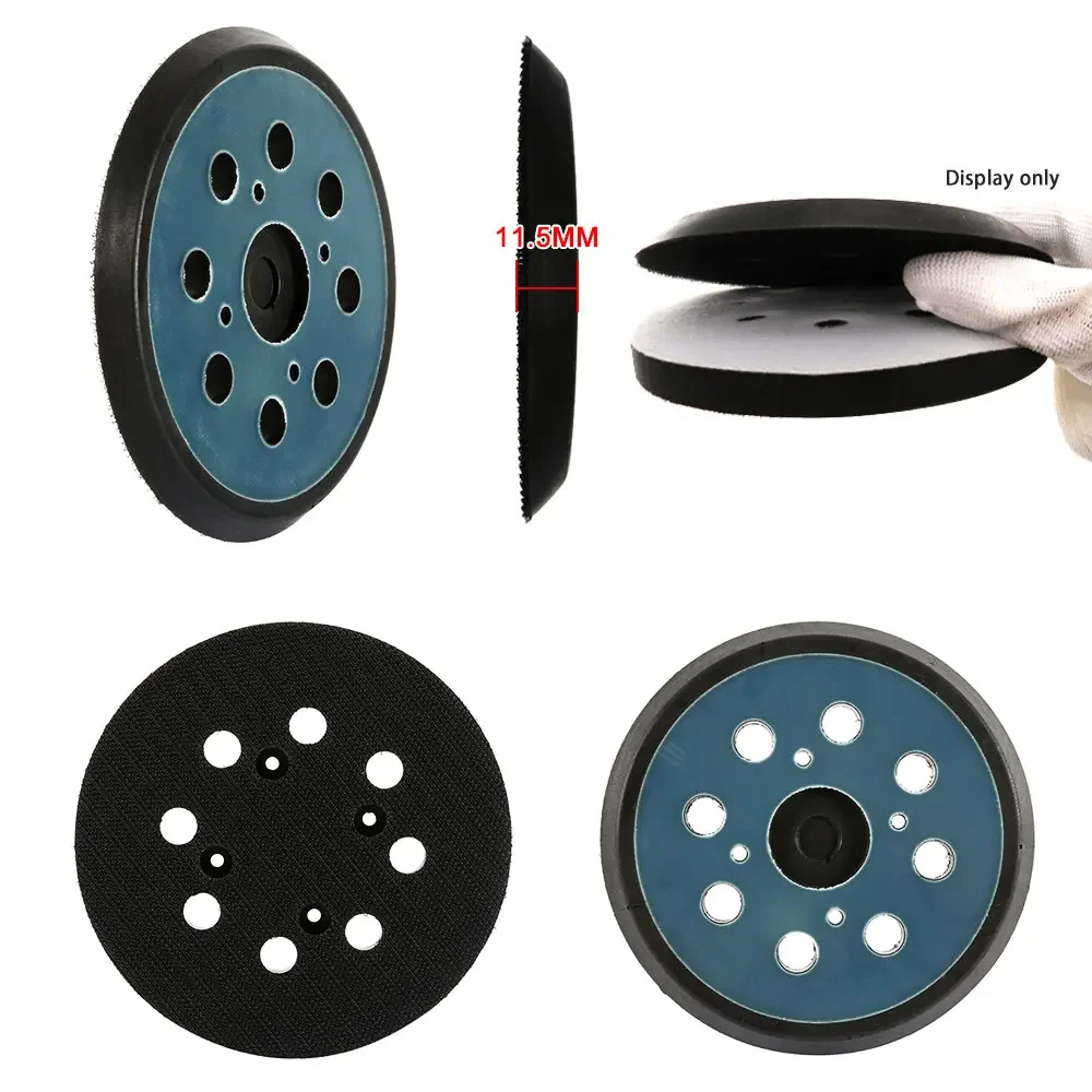 5 Inci 8 Lubang 125Mm Bantalan Penopang Pengamplasan Loop Kait Listrik Makita Orbital Sander Disk Disc Kabel Porter Stick On Pad Cadangan