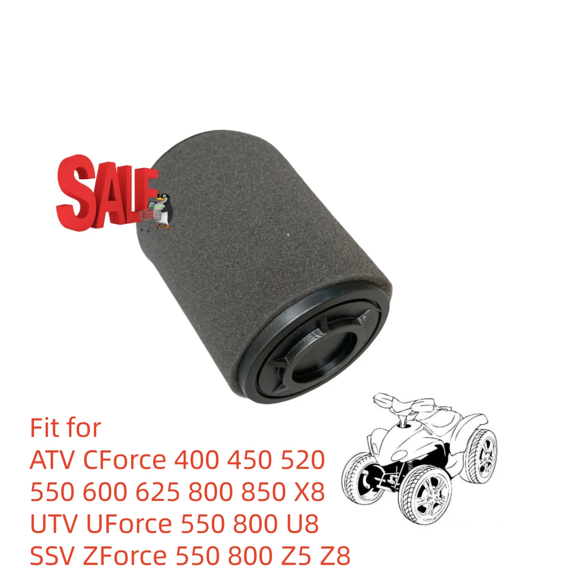 Air Filter Element 0800-112000-20010 For CF MOTO 450CC 550CC 800CC ATV UTV Part Cforce Zforce