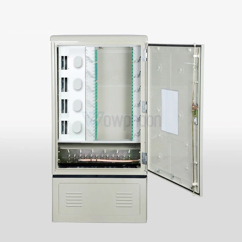 Waterproof IP65 Fiber Optic Cabinet, Customized FTTH Cross Connect Cabinet, SMC Fiber Optic Cabinet, 288 Core, 336 Core