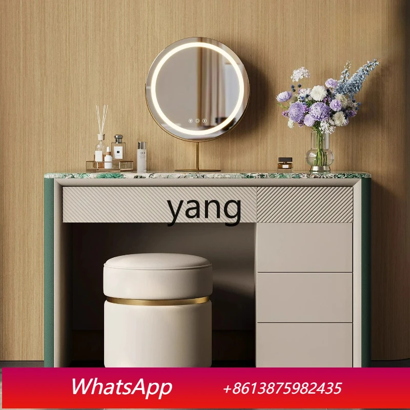 

MM Italian light luxury dresser post-modern marble bedroom chest integrated makeup table