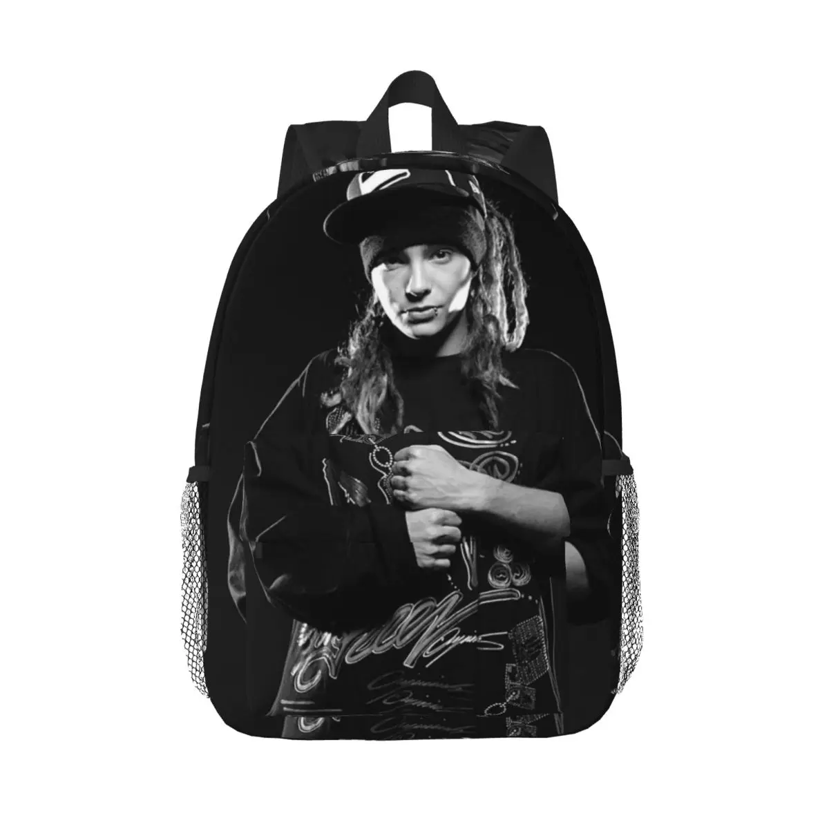 Tokio Hotel Tom Kaulitz Music Band Backpack Daypack Large Capacity Boys Girls BookBag Shoulder Bags for Men Women School Bag